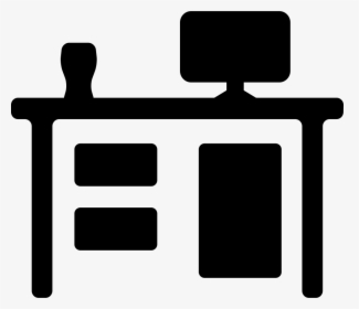 Desk - Desk Vector Icon Png, Transparent Png, Transparent PNG