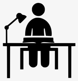 Studying On Desk Iii - Studying Icon Png, Transparent Png, Transparent PNG
