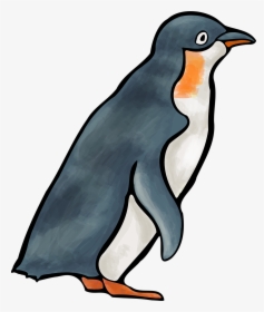Penguin, Logo, Animal, Bird, Blue, Yellow - Animal Pingüino, HD Png Download, Transparent PNG
