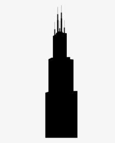 Sears Tower Silhouette, HD Png Download, Transparent PNG