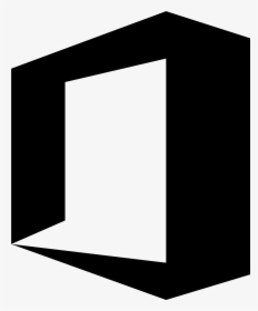 Office Icon Png - Black Office 365 Logo, Transparent Png, Transparent PNG