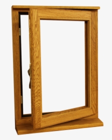 Single Wooden Oak Fully Opening Outwards Window - Plywood, HD Png Download, Transparent PNG