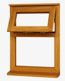 Small Single Wooden Oak Window With Top Opening - Plywood, HD Png Download, Transparent PNG