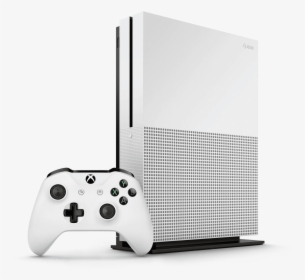Microsoft Model 1681 Xbox One S 500gb White Video Game - Microsoft Xbox One S 1 Tb Console, HD Png Download, Transparent PNG