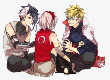 Naruto And Sasuke And Sakura And Kakashi, HD Png Download, Transparent PNG