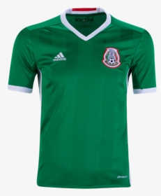 Mexico 2016 Youth Home Soccer Jersey - Mexico Jersey 2016 Chicharito, HD Png Download, Transparent PNG