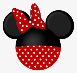 Red Bow Disney Png - Minnie Mouse Head Red, Transparent Png, Transparent PNG