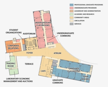 First Level Map Of The Smeal Business Building - Floor Plan, HD Png Download, Transparent PNG