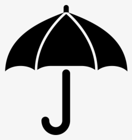 Umbrella,clip Art,black And Accessory,symbol - Umbrella Icon Png, Transparent Png, Transparent PNG