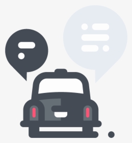 Chat With Taxi Driver Icon, HD Png Download, Transparent PNG