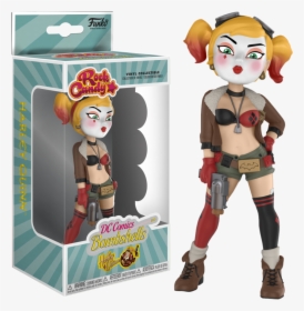 Harley Quinn Rock Candy 5” Vinyl Figure By Funko - Rock Candy Funko Pop, HD Png Download, Transparent PNG