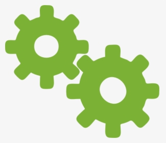 Green Gears Clipart, HD Png Download, Transparent PNG