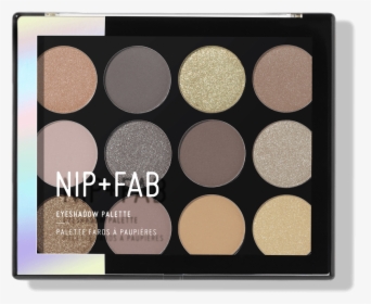 Eyeshadow Palette Gentle Glam - Nip Fab Jewelled Palette, HD Png Download, Transparent PNG