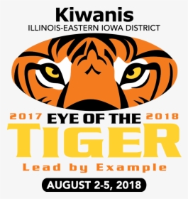 Kiwanis Eye Of The Tiger Logo , Png Download - Kiwanis Eye Of The Tiger Logo, Transparent Png, Transparent PNG