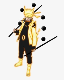 Naruto Kurama Mode Vs Luffy Gear 5 Mode - Six Paths Naruto Kurama Mode, HD Png Download, Transparent PNG