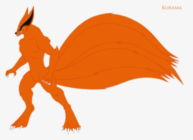 Kurama Png Transparent Image - Nine Tailed Fox Furry, Png Download, Transparent PNG