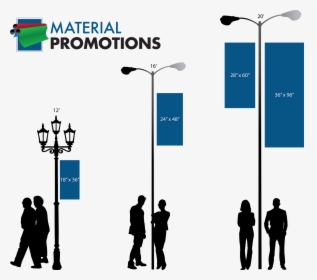 Street Pole Banner Sizes, HD Png Download, Transparent PNG