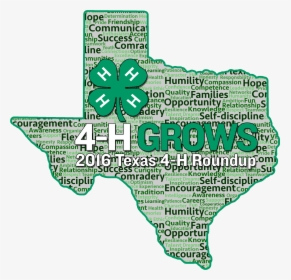 2016 Texas 4-h Roundup - Map, HD Png Download, Transparent PNG
