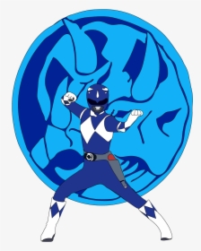 Mighty Morphin Power Rangers Blue Ranger Remake By - Blue Power Ranger Mighty Morph, HD Png Download, Transparent PNG