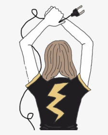 Electricity Dream Meaning - Girl, HD Png Download, Transparent PNG