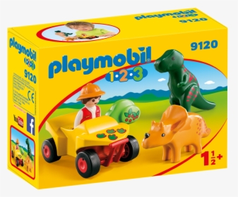 Playmobil 9120 123 Explorer With Dinos, HD Png Download, Transparent PNG
