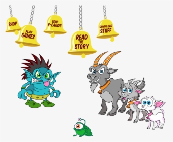 Three Billy Goats Gruff Online Game, HD Png Download, Transparent PNG