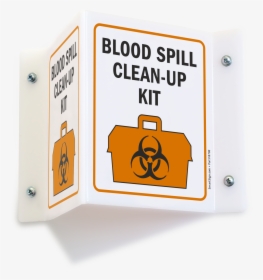 Biohazard Spill Kit Sign, HD Png Download, Transparent PNG