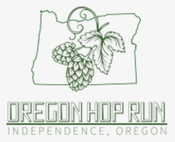 Oregon Hop Run - Line Art, HD Png Download, Transparent PNG