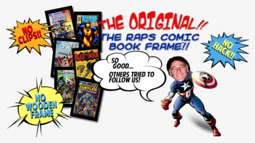 The Orginial Raps Comic Book Frame - Batman Comic 1, HD Png Download, Transparent PNG