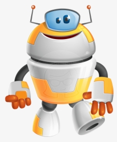 Cool Robot From Future Cartoon Vector Character Aka - Cartoon, HD Png Download, Transparent PNG