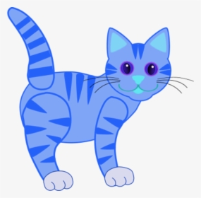 Kitten Clipart Blue Cat - Cat Clipart, HD Png Download, Transparent PNG
