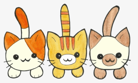 Cute Cartoon Images Animaxwallpaper - Cute Cartoon Kitten Png, Transparent Png, Transparent PNG