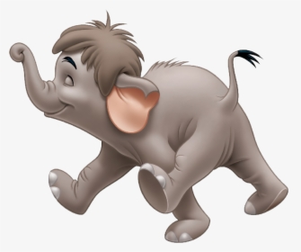 Colonel Hathi The Jungle Book Mowgli Hathi Jr - Jungle Book Cartoon Elephant, HD Png Download, Transparent PNG
