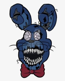 Nightmare Bonnie Drawing Head, HD Png Download, Transparent PNG