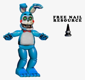 Nightmare Toy Bonnie - Cartoon, HD Png Download, Transparent PNG