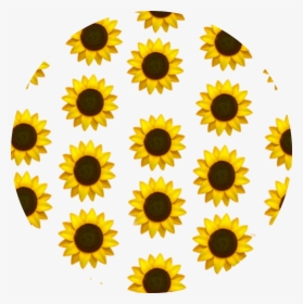 ~  #sunflower #emoji #background #yellow #aesthetic - Aesthetic Sunflower Phone Background, HD Png Download, Transparent PNG