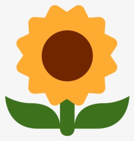 Sunflower Emoji Png Transparent , Png Download - Sunflower Emoji Twitter, Png Download, Transparent PNG