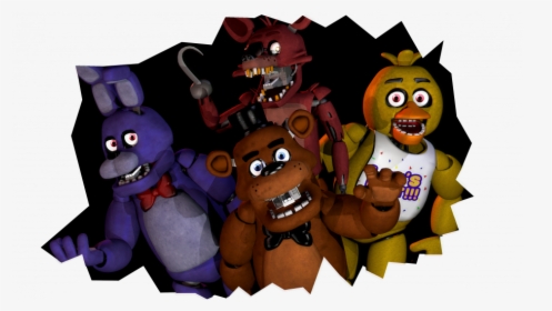 How To Draw Five Nights At Freddys Videos Characters - Five Nights At Freddy's Png, Transparent Png, Transparent PNG
