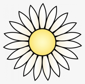 Sunflower Clip Art Black, HD Png Download, Transparent PNG