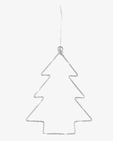 Hanging Decoration Wiry - Christmas Tree, HD Png Download, Transparent PNG