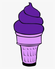 Ice Cream Cone Chocolate - Chocolate Ice Cream Clipart, HD Png Download, Transparent PNG