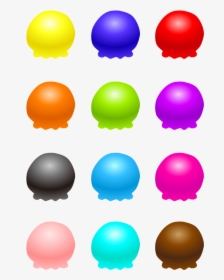 Ice Cream Balls Transparent Png - Ice Cream Ball Vector Png, Png Download, Transparent PNG