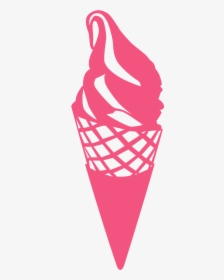 Ice Cream Cone Stencil, HD Png Download, Transparent PNG