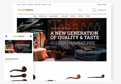 Cigar Venue - Website, HD Png Download, Transparent PNG