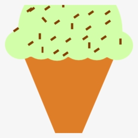 Ice Cream Cone Clip Art Ice Cream Cone With Sprinkles - Small Cartoon Ice Cream Cone, HD Png Download, Transparent PNG