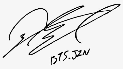 Bts Jin Signature Png, Transparent Png, Transparent PNG
