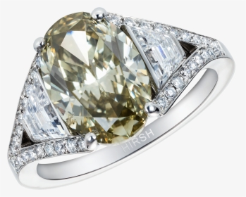 Transparent Green Diamond Png - Engagement Ring, Png Download, Transparent PNG
