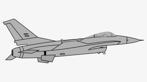 Propeller Driven Aircraft,line Art,angle - Fighting Falcon F 16 Drawing, HD Png Download, Transparent PNG
