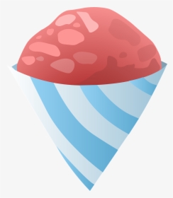 Ice Cream, Cone, Pink, Strawberry, Desserts, Sweets - Sno Cones Clip Art, HD Png Download, Transparent PNG