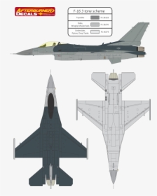 F-16 - F 16 Fighting Falcon Profile, HD Png Download, Transparent PNG